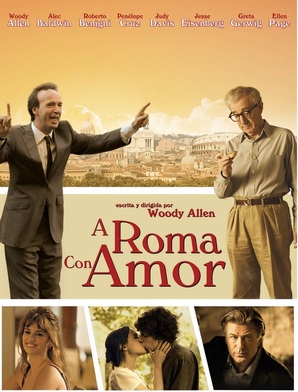 Cartel película A Roma con amor
