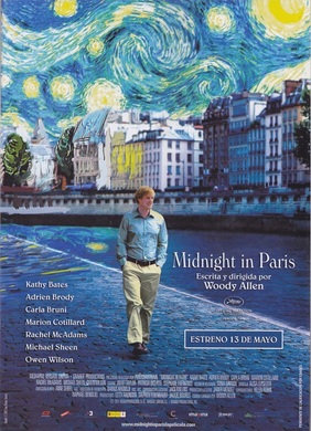 Cartel película Midnight in Paris